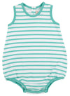 PATTON PLAY BUBBLE TURKS TEAL STRIPE WITH TURKS TEAL