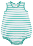 PATTON PLAY BUBBLE TURKS TEAL STRIPE WITH TURKS TEAL