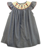 PATRIOTIC POPSICLES SMOCKED BISHOP DRESS