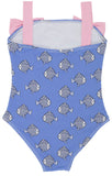 SHANNON BOW BATHING SUIT LITTLE FISHES WITH PIER PARTY PINK