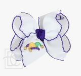 XL MARDI GRAS JESTER HAT BOW