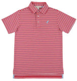 PRIM AND PROPER POLO SUMMER COUNTY STRIPE ( RICHMOND RED ) WITH BEALE STREET BLUE STORK