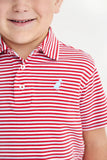PRIM AND PROPER POLO SUMMER COUNTY STRIPE ( RICHMOND RED ) WITH BEALE STREET BLUE STORK