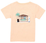 BOYS SURF SHACK SHORT SLEEVE - MELON