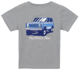 BOYS JOYRIDE SHORTSLEEVE BATTLESHIP GREY