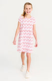 POLLY PLAY DRESS BIRDIE'S BOWS WITH PIER PARTY PINK