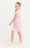POLLY PLAY DRESS BIRDIE'S BOWS WITH PIER PARTY PINK