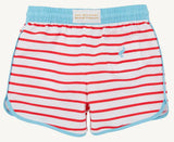 TANNER TRUNKS RICHMOND RED STRIPE WITH BELHAVEN BLUE