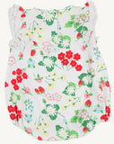 RUEHLING RUFFLE BUBBLE BERRY SWEET WITH WORTH AVENUE WHITE