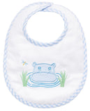 HIPPO APPLIQUE BASIC BIB - BLUE
