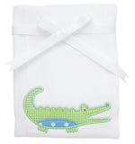 ALIGATOR APPLIQUE BURP - BLUE