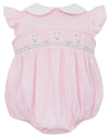 GIRLS BUNNY SMOCKED BUBBLE