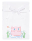 HIPPO APPLIQUE BURP - PINK
