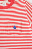 CARTER CREWNECK RICHMOND RED STRIPE WITH RICHMOND RED AND ROCKEFELLER ROYAL STAR