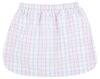 SUSANNE SKIRT BEALE STREET BLUE AND HAMPTONS HOT PINK SEWANEE SEERSUCKER