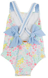 TAYLOR BAY BATHING SUIT MERRY LITTLE MEADOW WITH BEALE STREET BLUE