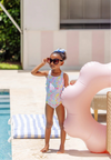 TAYLOR BAY BATHING SUIT MERRY LITTLE MEADOW WITH BEALE STREET BLUE