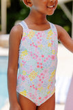 TAYLOR BAY BATHING SUIT MERRY LITTLE MEADOW WITH BEALE STREET BLUE