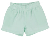 SHEFFIELD SHORTS GRACE BAY GREEN SEERSUCKER WITH WORTH AVENUE WHITE STORK