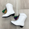 MARDI GRAS BOOT FOR KIDS WITH TASSELS