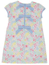 BETTS BOW DRESS MERRY LITTLE MEADOW WITH BEALE STREET BLUE