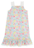 NORA'S NIGHTGOWN MERRY LITTLE MEADOW WITH WORTH AVENUE WHITE