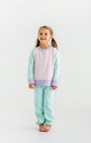 CASSIDY AND GATES SWEAT SET - SEA ISLAND SEAFOAM, PALM BEACH PINK AND LAUDERDALE LAVENDER