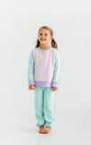 CASSIDY AND GATES SWEAT SET - SEA ISLAND SEAFOAM, PALM BEACH PINK AND LAUDERDALE LAVENDER