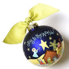 JOY TO THE WORLD NATIVITY GLASS ORNAMENT
