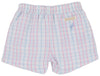 SHEFFIELD SHORTS BEALE STREET BLUE AND HAMPTONS HOT PINK SEWANEE SEERSUCKER WITH BEALE STREET BLUE STORK