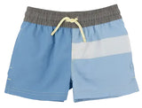 COUNTRY CLUB COLOR BLOCK TRUNKS PARK CITY PERIWINKLE, BEALE STREET BLUE AND GRANTLEY GRAY