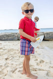 SHEFFIELD SHORTS PUTNAM PLAID WITH KEENELAND KHAKI STORK