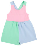 REAGAN ROMPER HAMPTONS HOT PINK , BEALE STREET BLUE , AND GRACE BAY GREEN