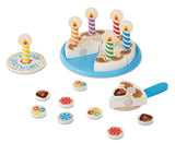 WOODEN BIRTHDAY CAKE PLAY SET