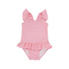 ST LUCIA SWIMSUIT ( RIBBED) PIER PARTY PINK