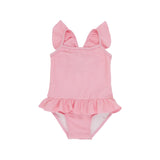 ST LUCIA SWIMSUIT ( RIBBED) PIER PARTY PINK