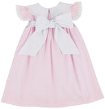 FRANNY FROCK PALM BEACH PINK WITH WORTH AVENUE WHITE