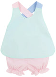 BETSEY BOW BACK SET SEA ISLAND SEAFOAM , PALM BEACH PINK , AND BEALE STREET BLUE