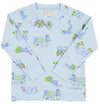 CASSIDY COMFY CREWNECK - MILLER'S SILLY SAFARI WITH BUCKHEAD BLUE