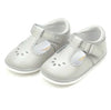 SCALLOPED T STRAP MARYJANE - GRAY