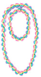 HEART OF MANY COLOURS NECKLACE AND BRACELET SET