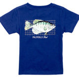 BOYS CRAPPIE SHORT SLEEVE TEE - RIVER BLUE