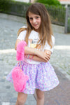 PINKY PROMISE FURRY PURSE - FUCHSIA