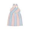RUTHIE DAY DRESS - HAPPY HUES SEERSUCKER WITH BEALE STREET BLUE