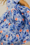 COUNTRY BLOOM SHORT SLEEVE POCKET TWIRL DRESS