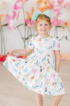 PUPPY PALS SHORTSLEEVE POCKET TWIRL DRESS