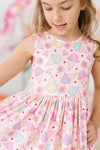 ICE CREAM AND SHOUT TANK TWIRL DRESS