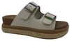 LITTLE KELI OFF WHITE SLIP ON SANDAL