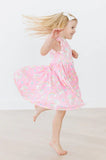 MY LITTLE UNICORN FLUTTER SLEEVE TWIRL DRESS