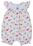 OCEAN ANTICS PINK SHORT PLAYSUIT
